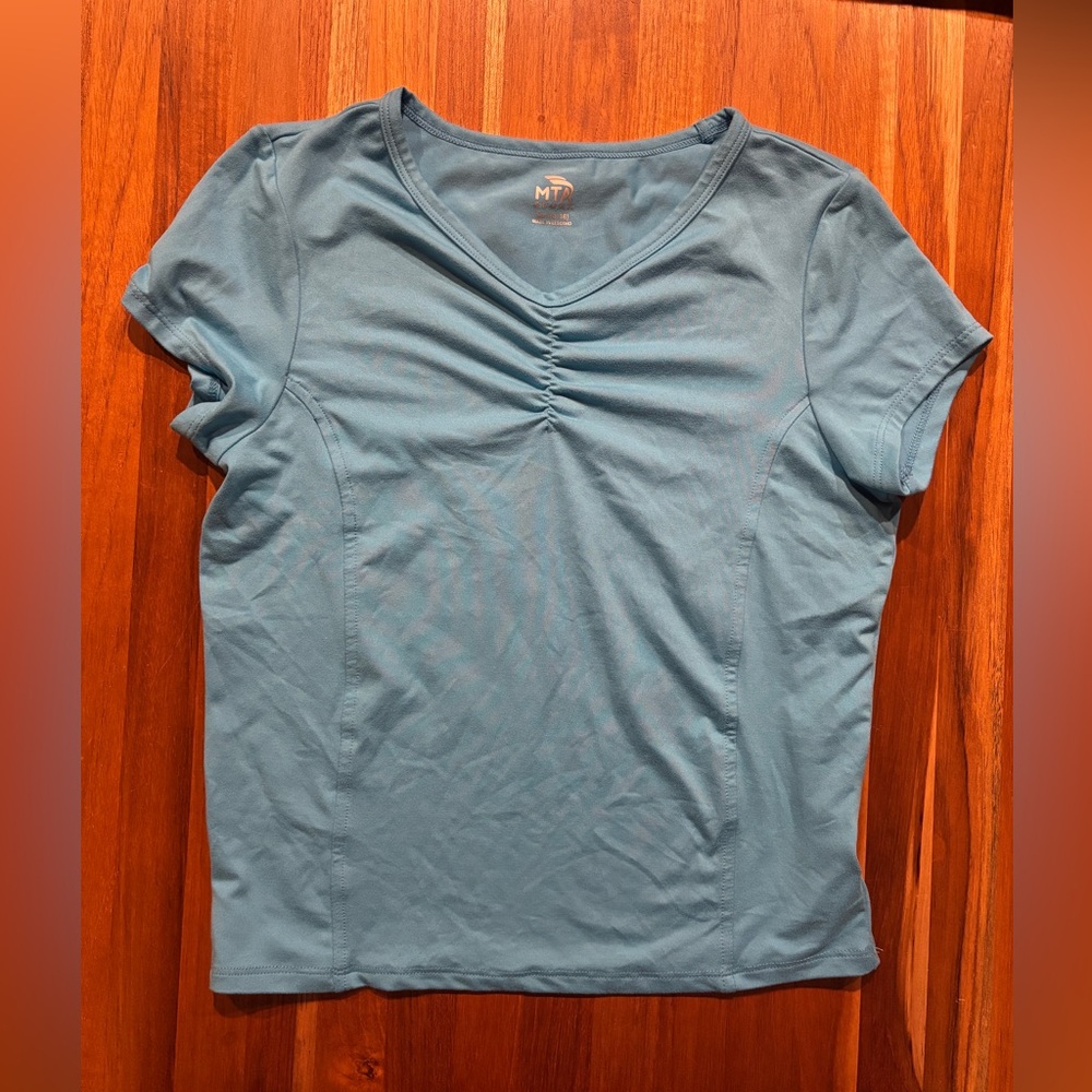 Girls XL MTA Sport Blue Athletic Top
